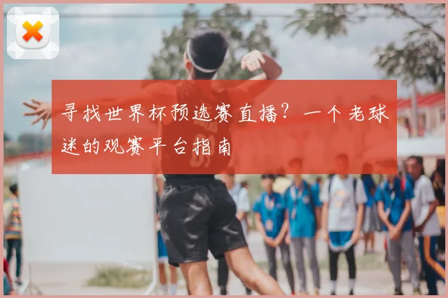 寻找世界杯预选赛直播？一个老球迷的观赛平台指南